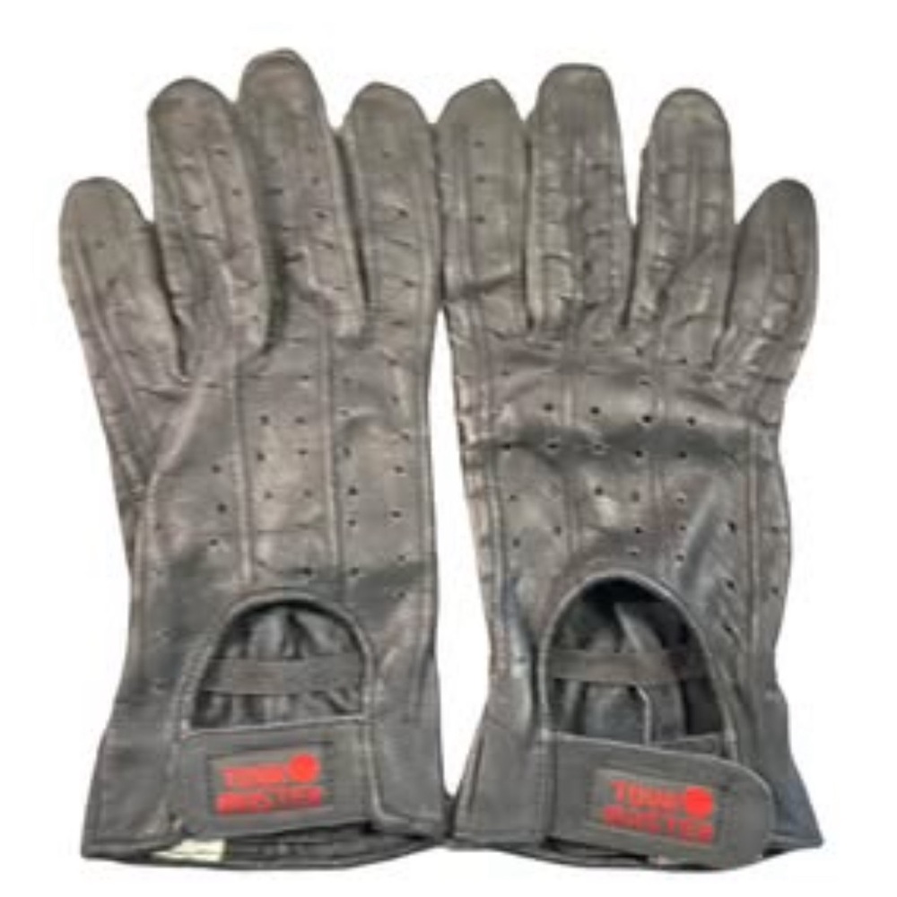 Leather Black Driving Motorcycle Gloves Tour Master size Small Women’s